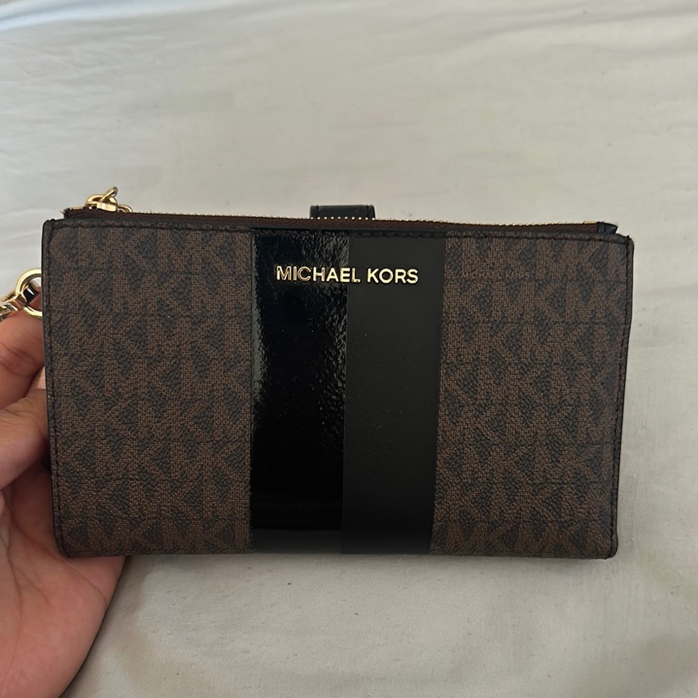 Michael Kors Brown and Black Wallet